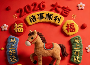 小奔祝大家新年快樂，初八見！